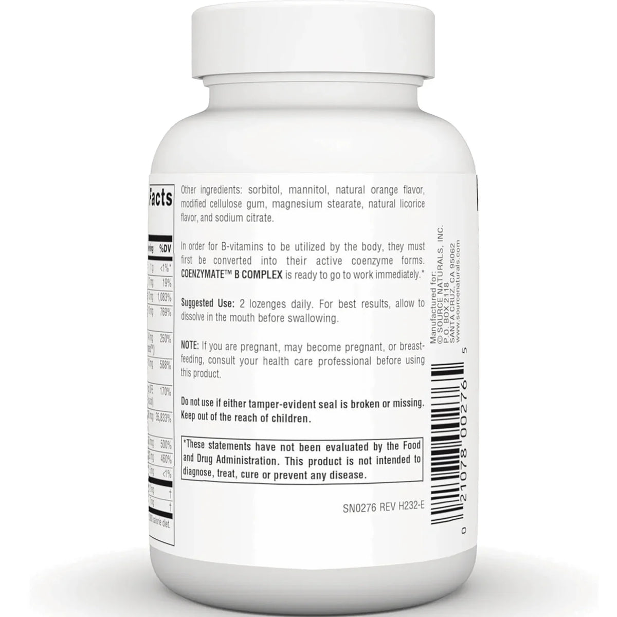 Coenzymate B Complex - Orange Flavored