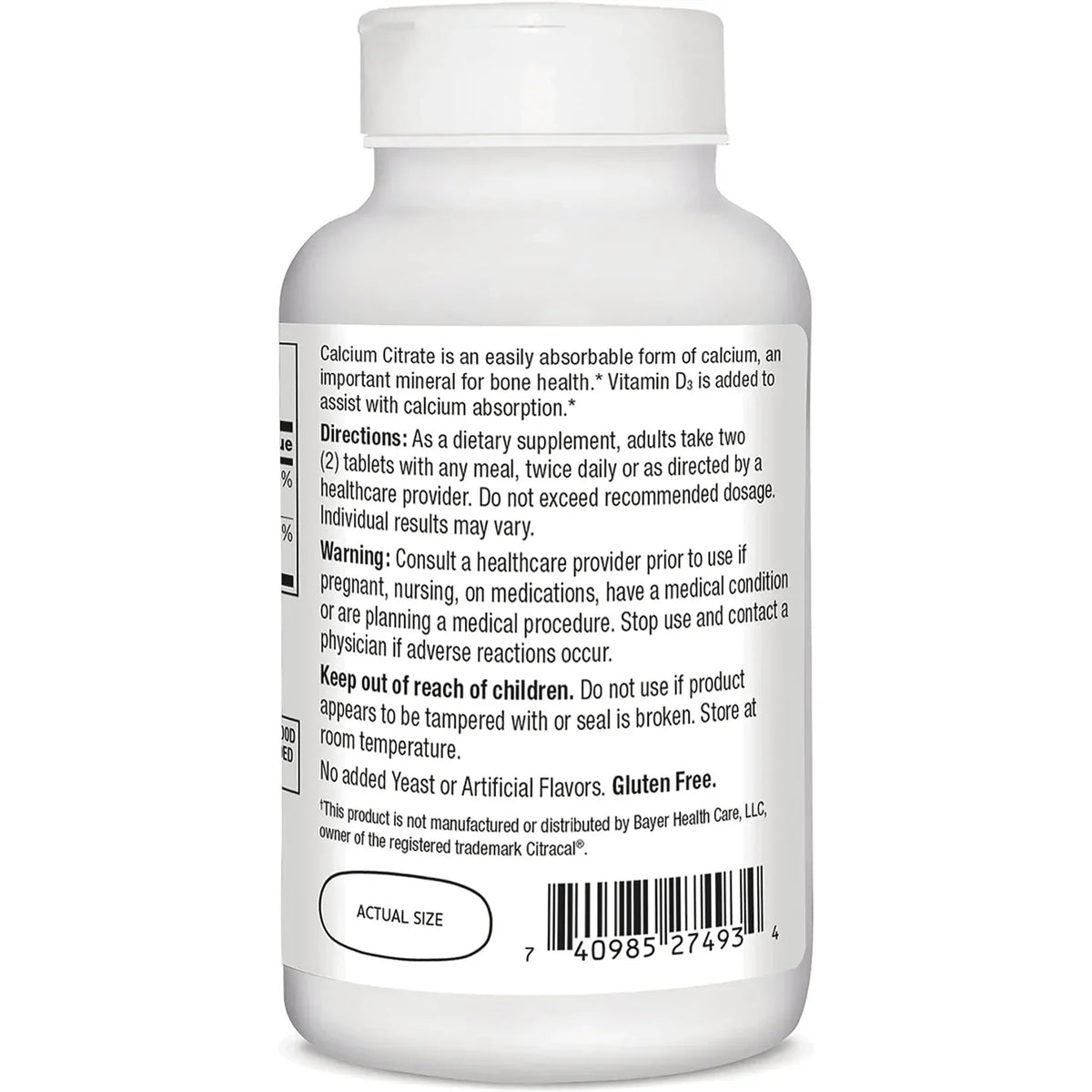 Calcium Citrate + D3 Maximum