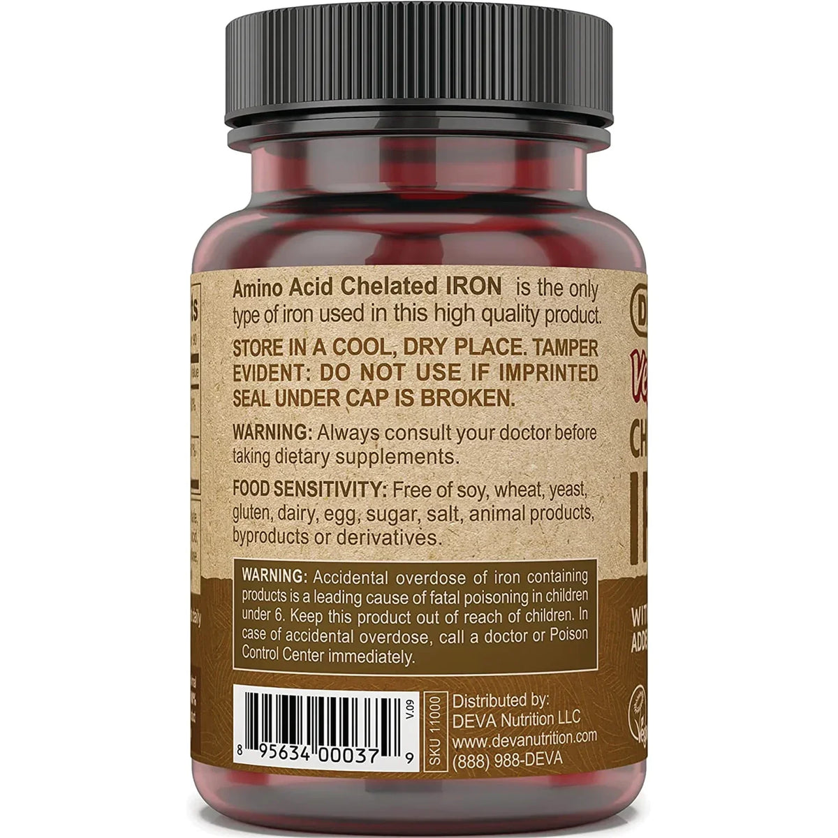 Vegan Chelated Iron with Added B12