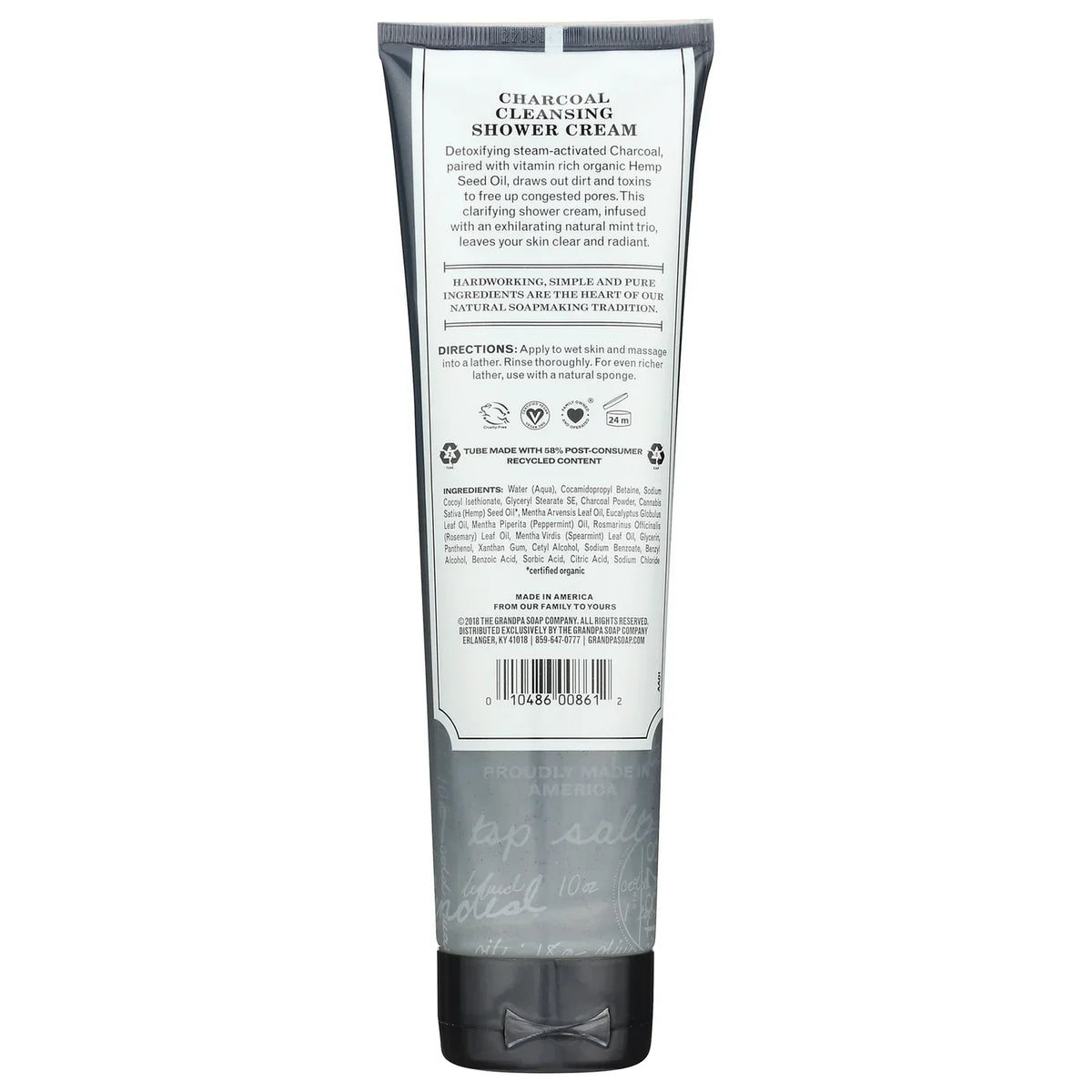 Charcoal Cleansing Shower Cream