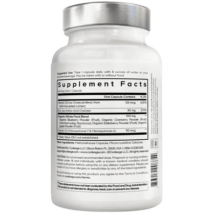 Amen Vitamin D, K2 & Zinc