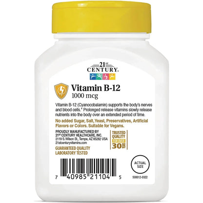 Prolonged Release Vitamin B-12