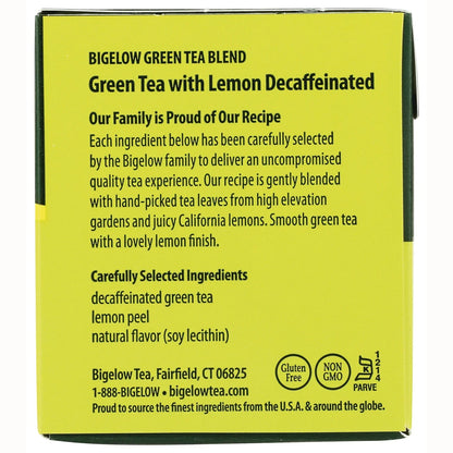 Green Tea with Lemon Decaffeinated