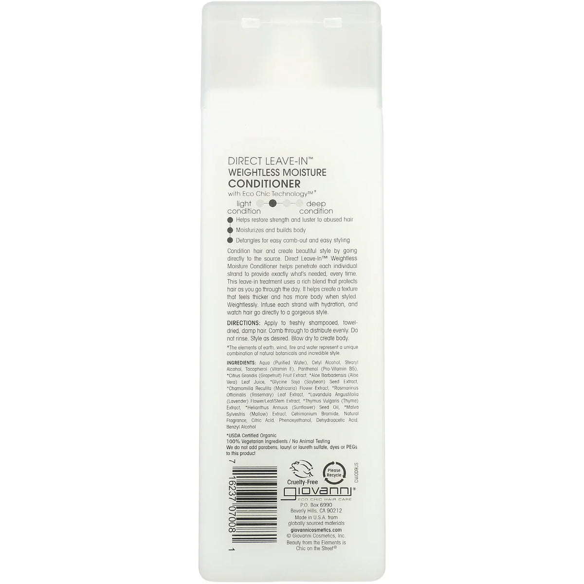 Direct Leave-In Weightless Moisture Conditioner