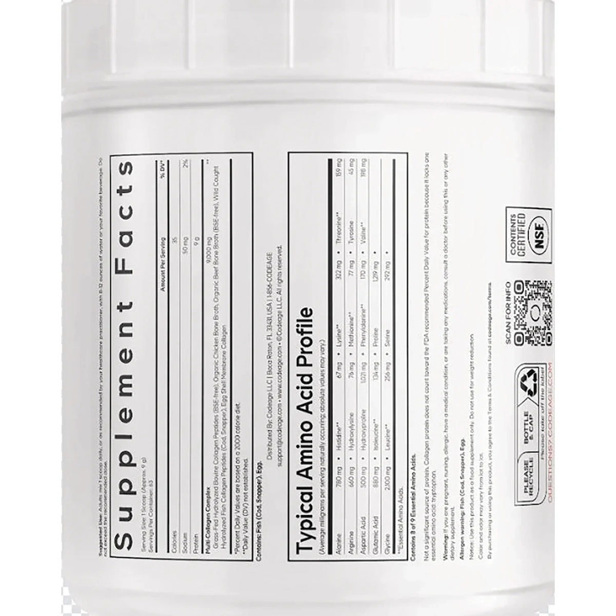 Multi Collagen Peptides - Unflavored