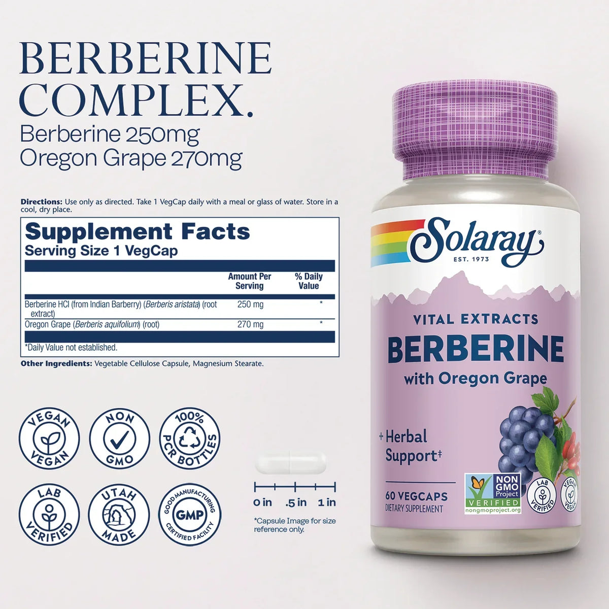 Berberine with Oregon Grape
