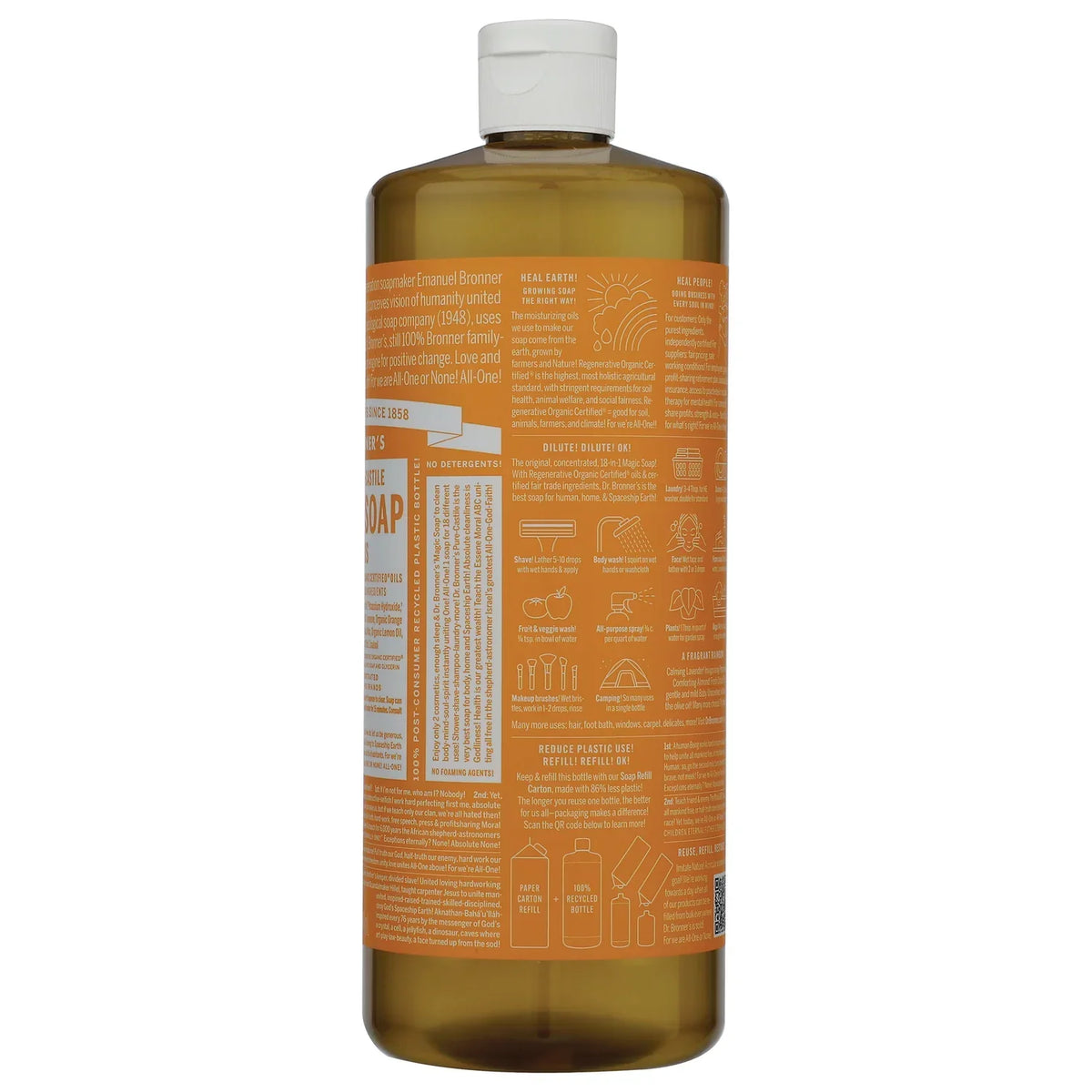 18-in-1 Pure-Castile Magic Soap - Citrus
