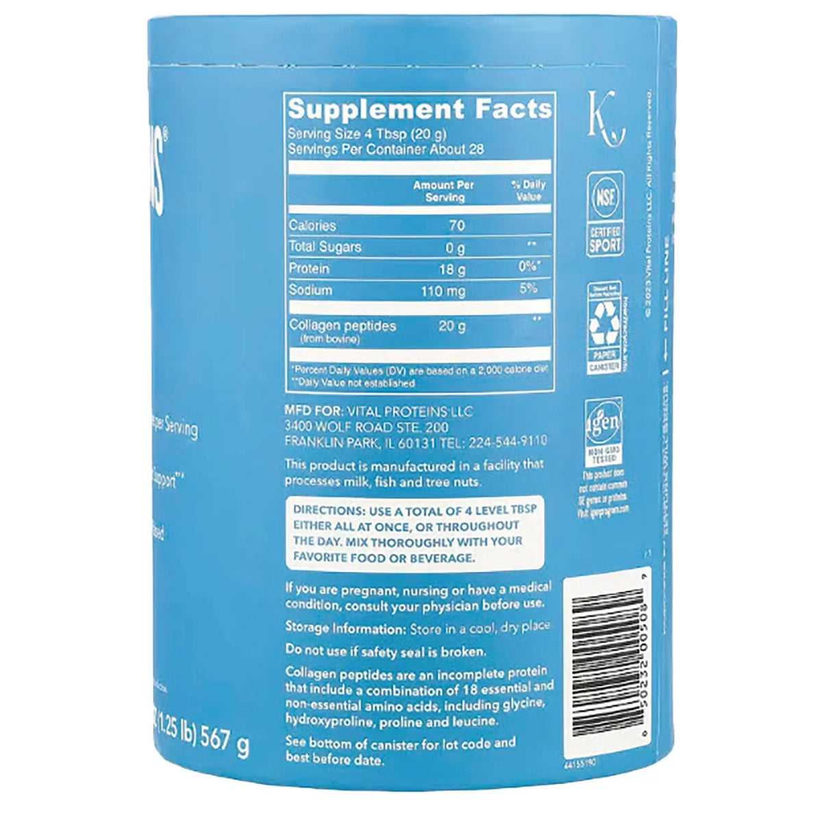 Collagen Peptides - Unflavored