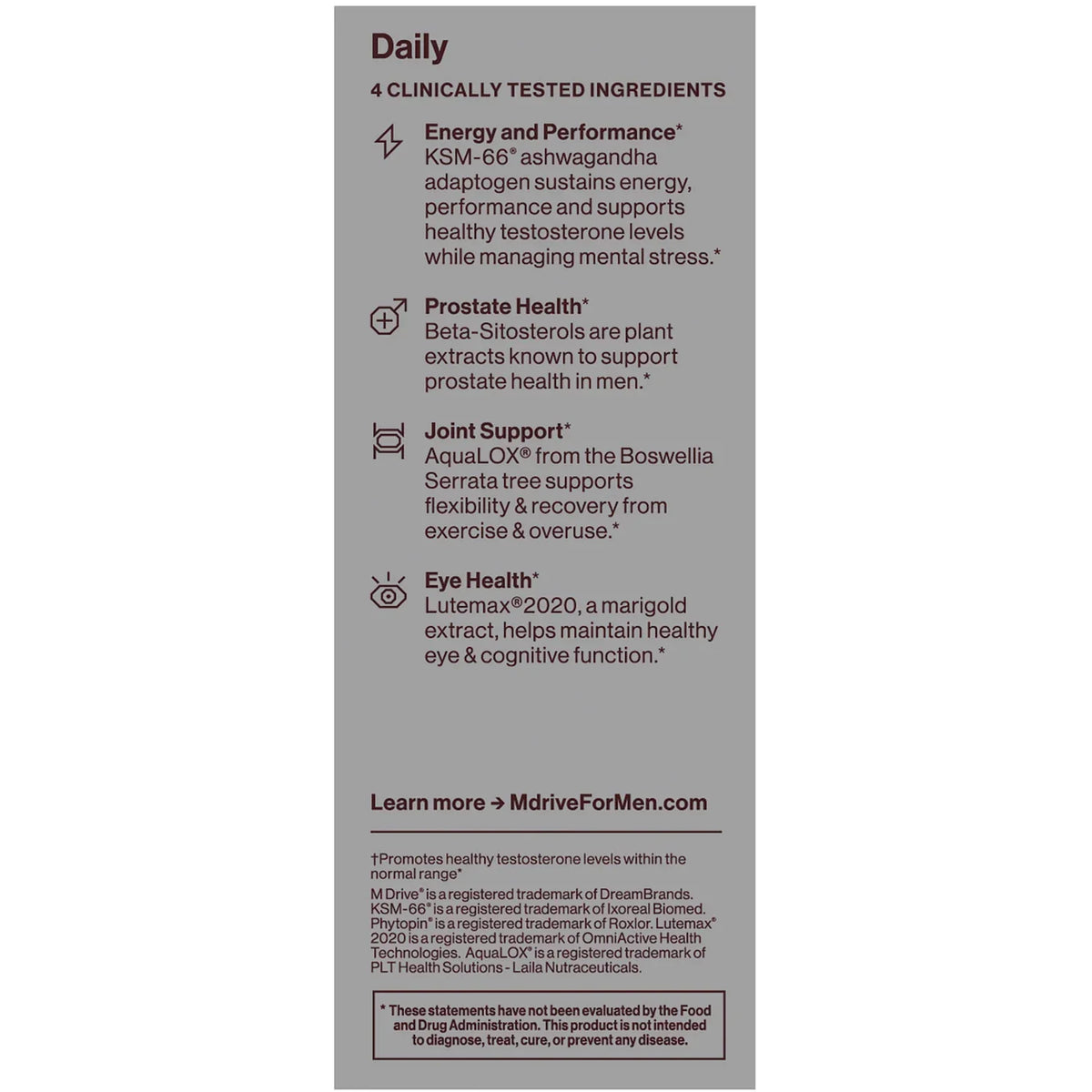 Mdrive Daily Men's Health Complex