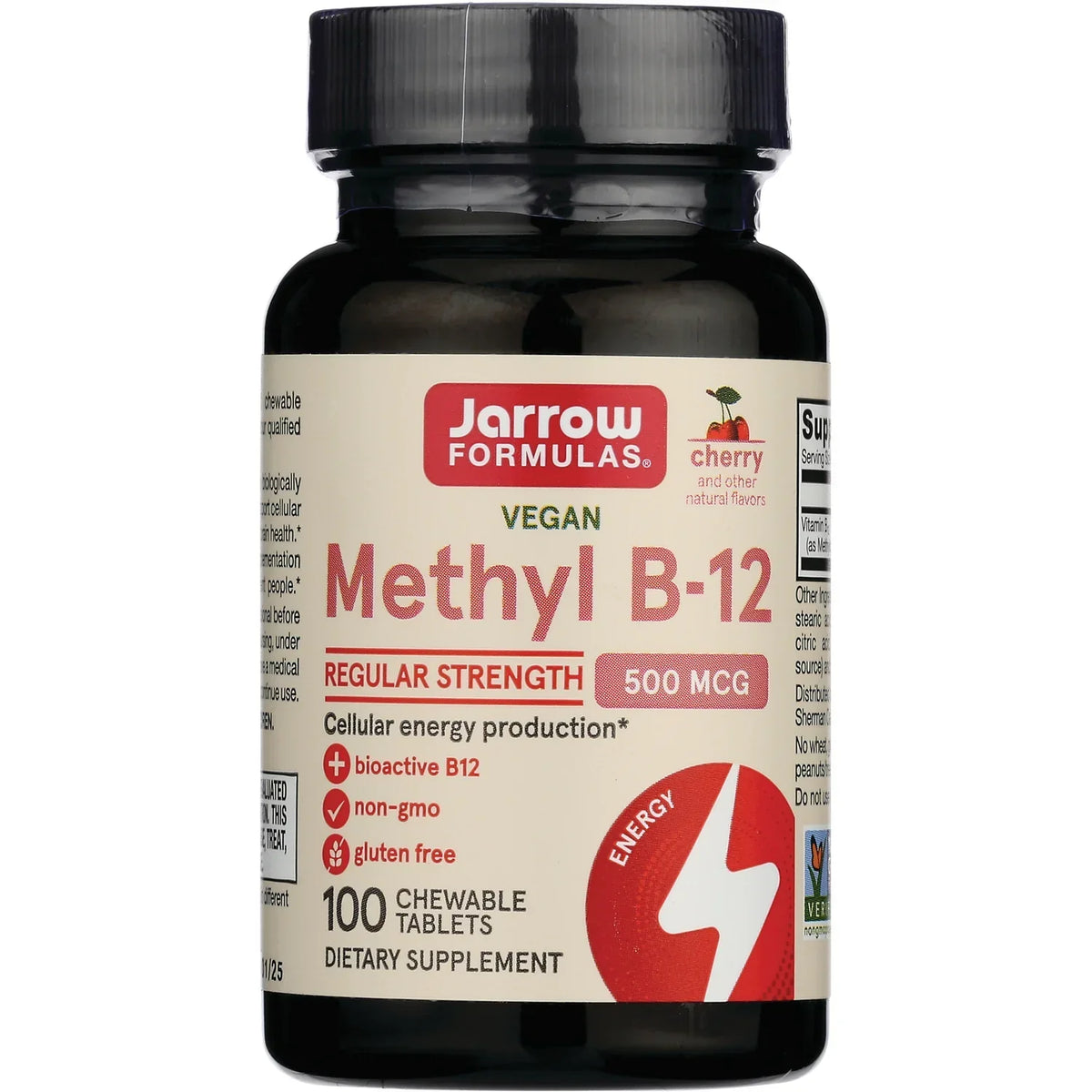Vegan Methyl B-12 Regular Strength - Cherry