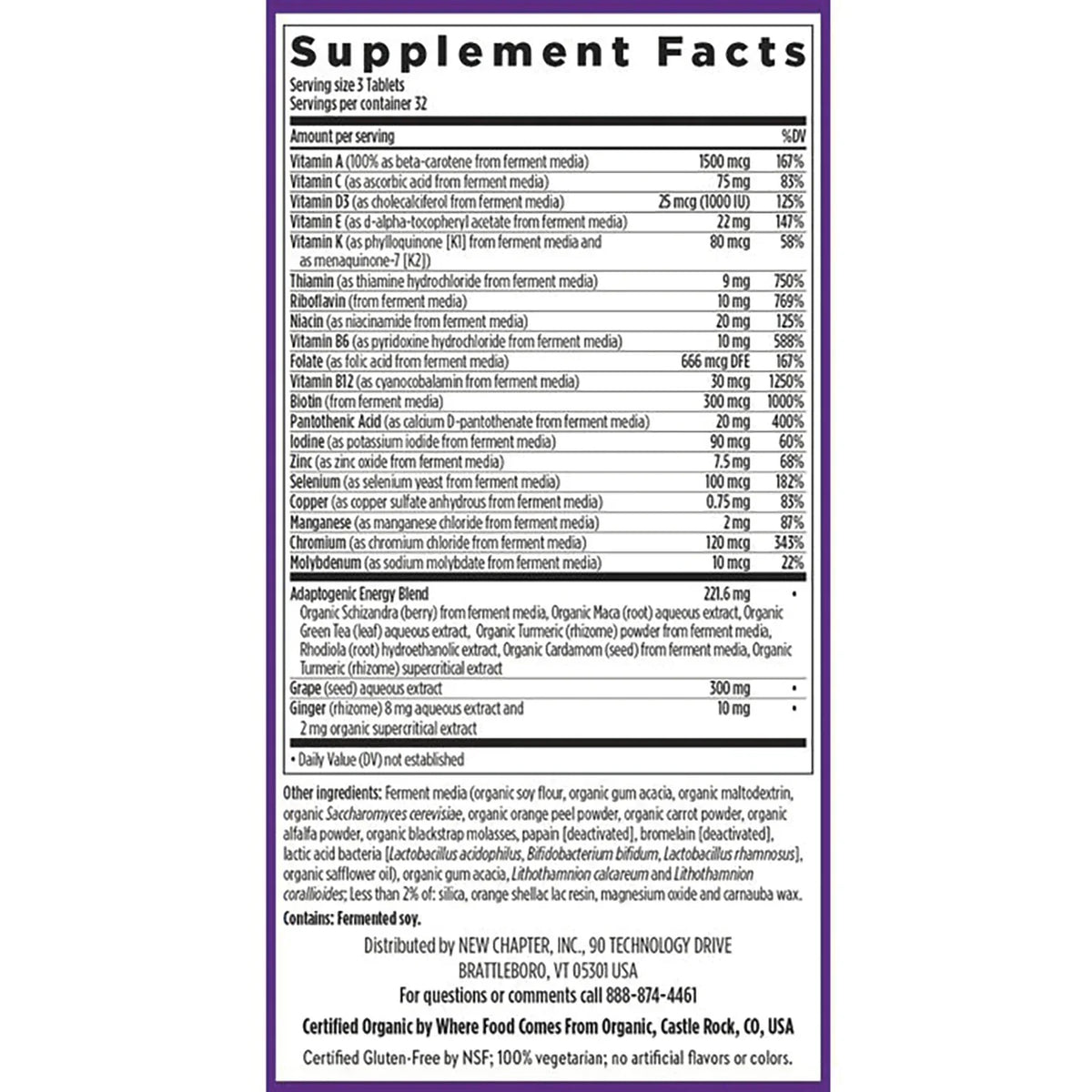 Perfect Energy Multivitamin