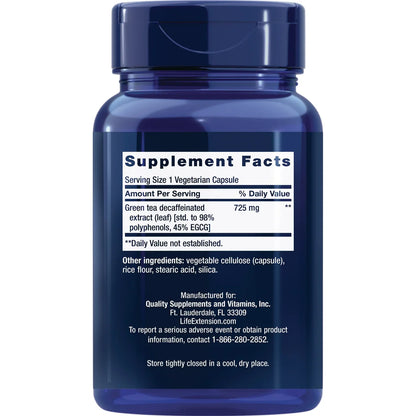 Decaffeinated Mega Green Tea Extract
