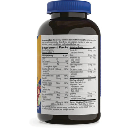 Alive! Men's 50+ Multivitamin Gummy - Mixed Fruit