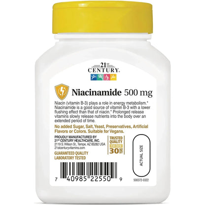 Prolonged Release Niacinamide