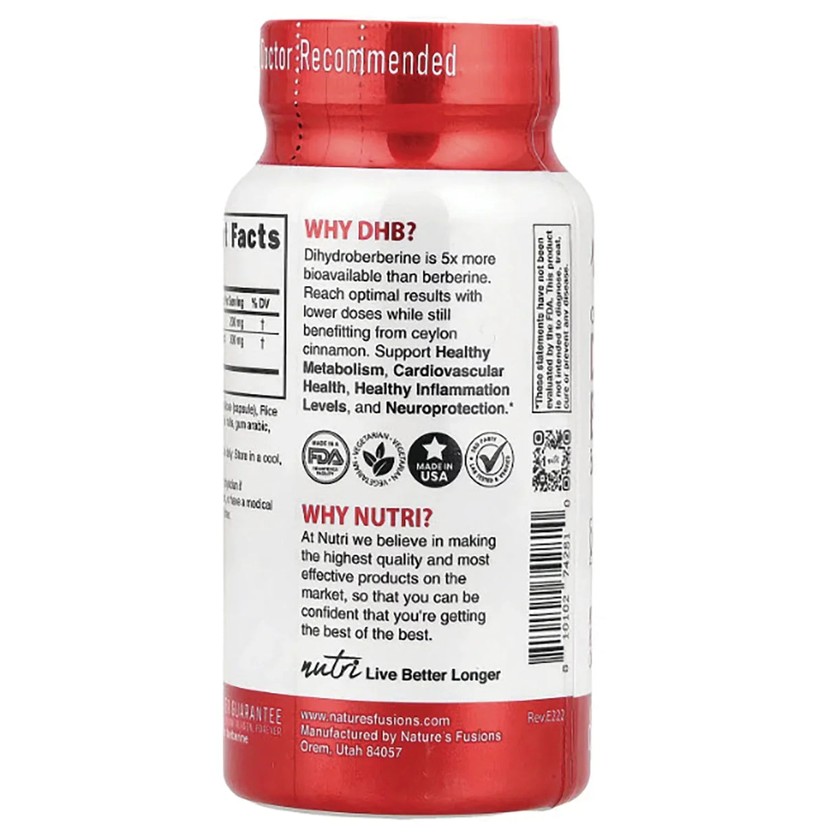 Nutri Ceylon Cinnammon Dihydroberberine+