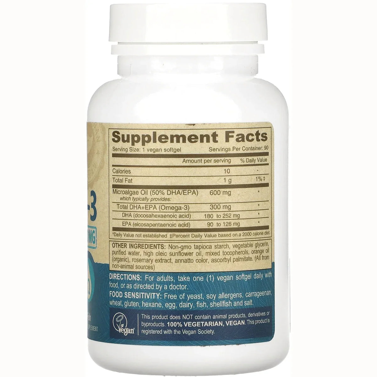 Vegan Omega-3 DHA-EPA