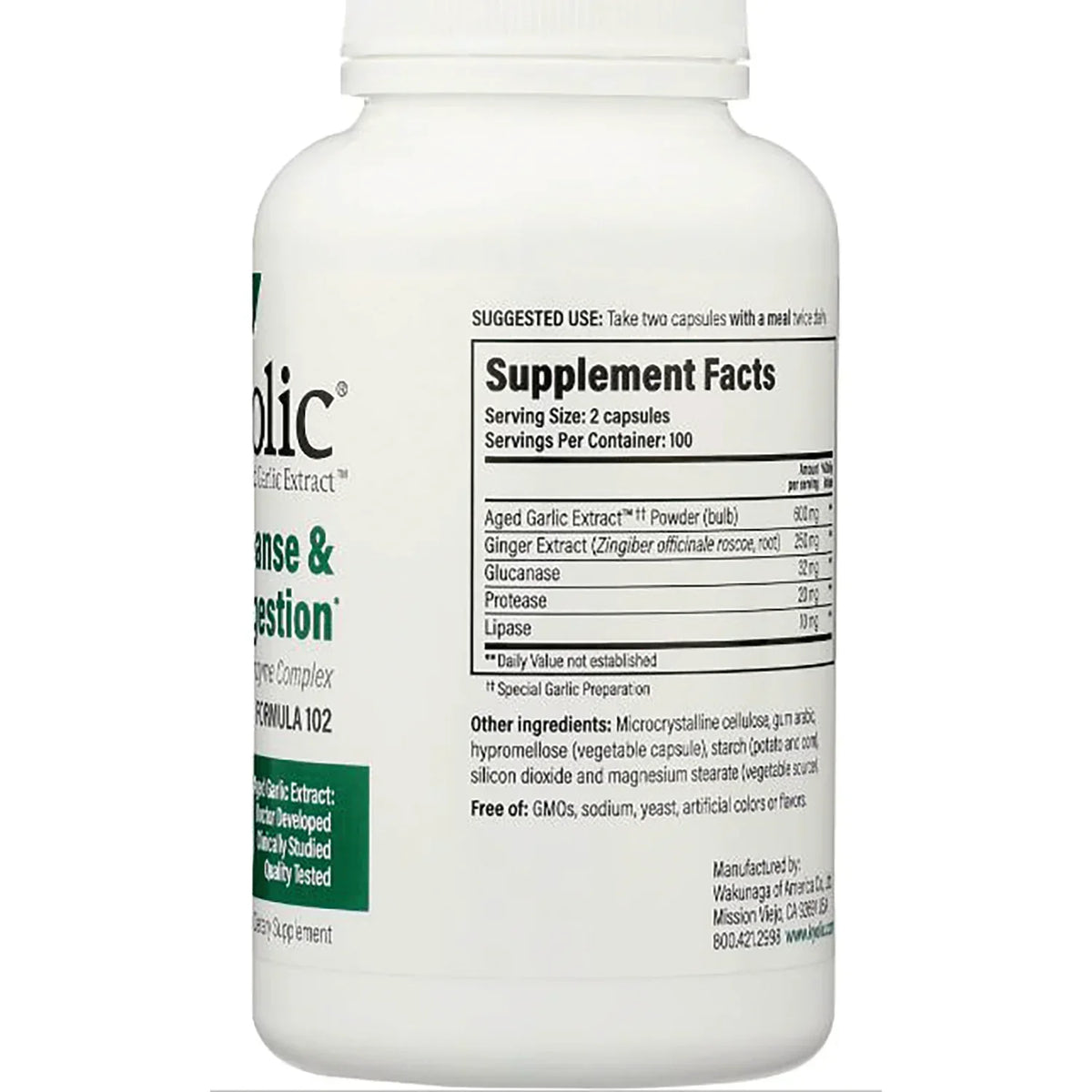 #102 Aged Garlic Extract Cleanse & Digestion