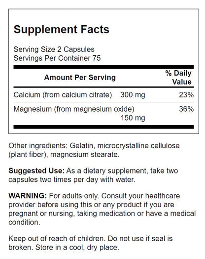 Calcium Citrate Plus Magnesium