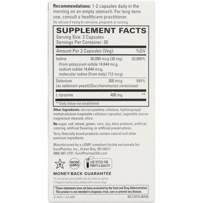Terry Naturally Thyroid Care Plus with Selenium