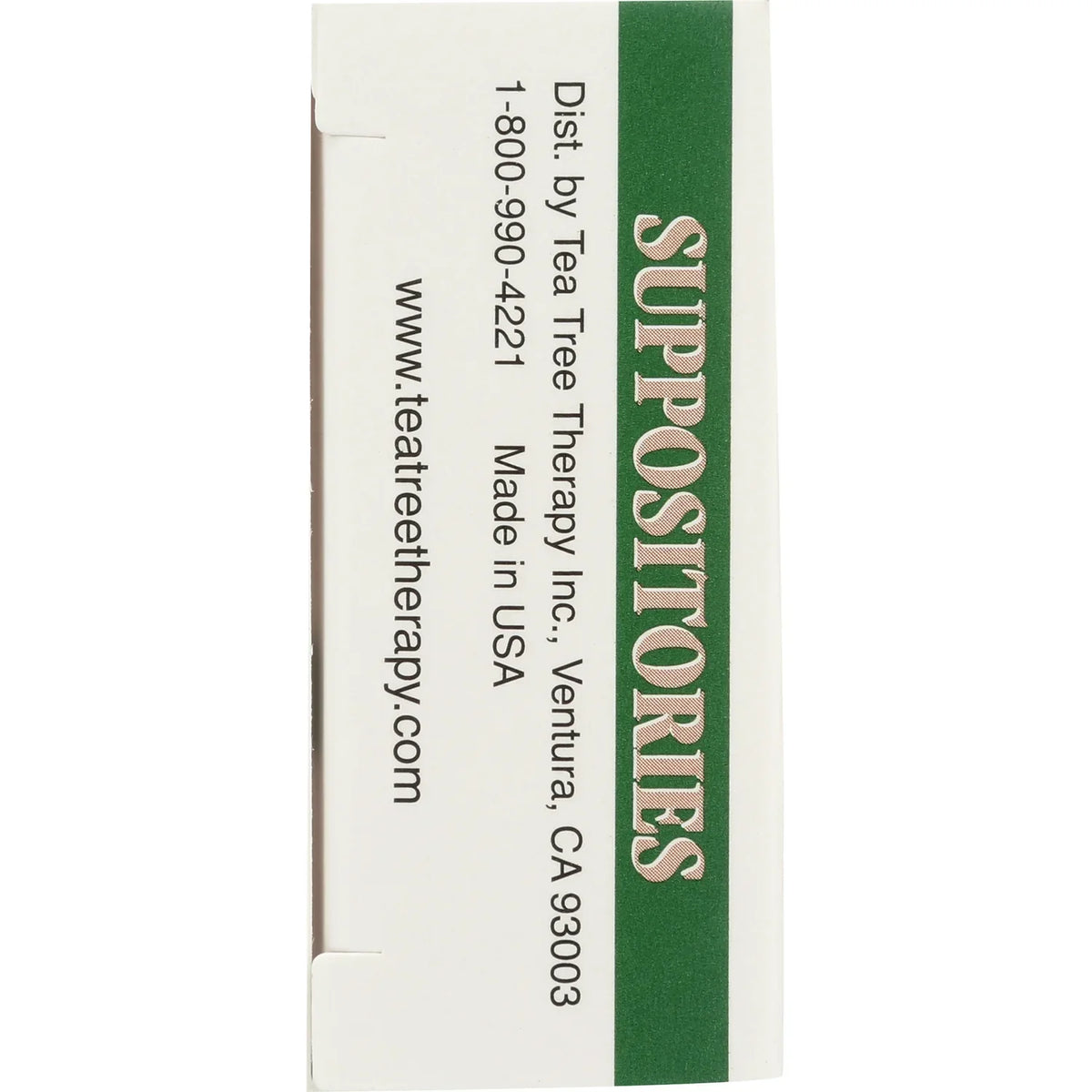 Vaginal Suppositories with Tea Tree Oil