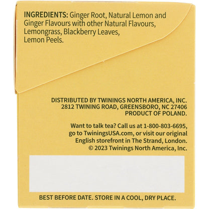 Herbal Tea Lemon & Ginger Naturally Caffeine Free