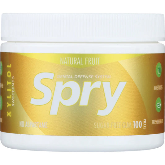 Spry Sugar Free Gum - Natural Fruit