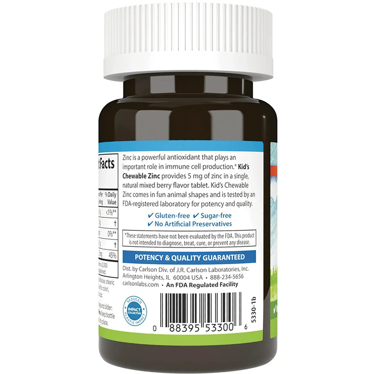 Kid's Chewable Zinc - Mixed Berry