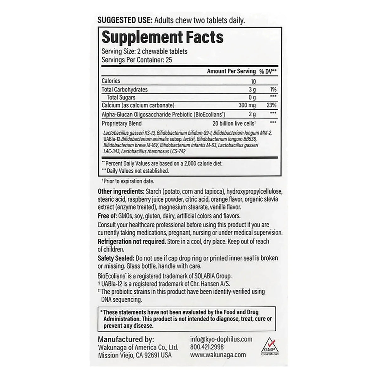 Kyo-Dophilus Pro+ Synbiotic - Berry Smoothie