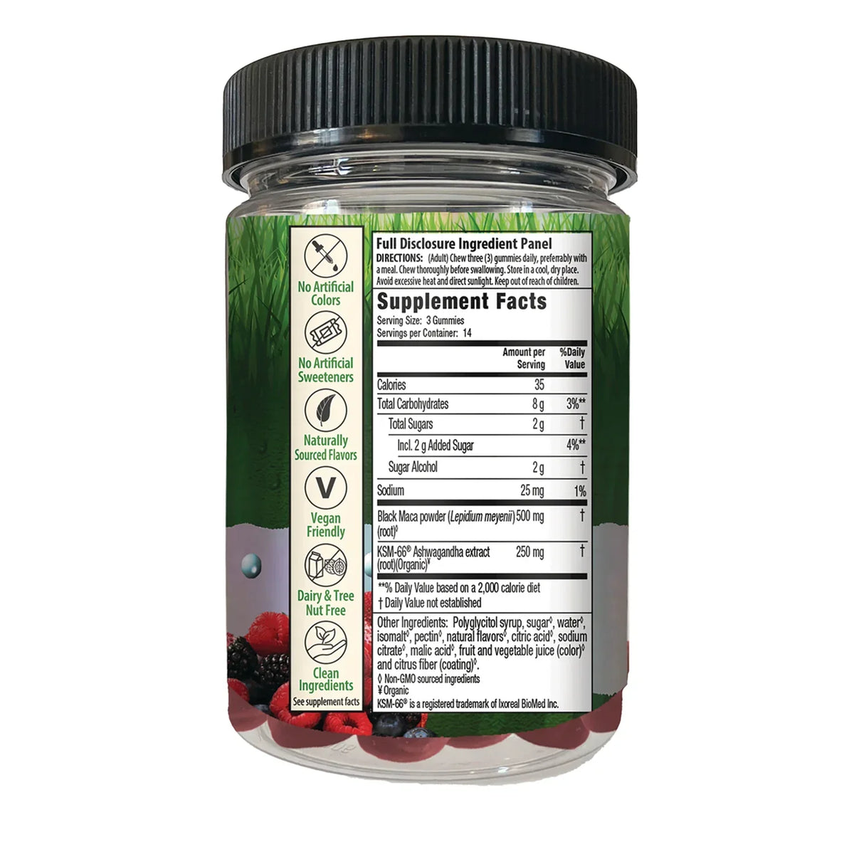 Maca Root + Ashwagandha Gummies - Strawberry