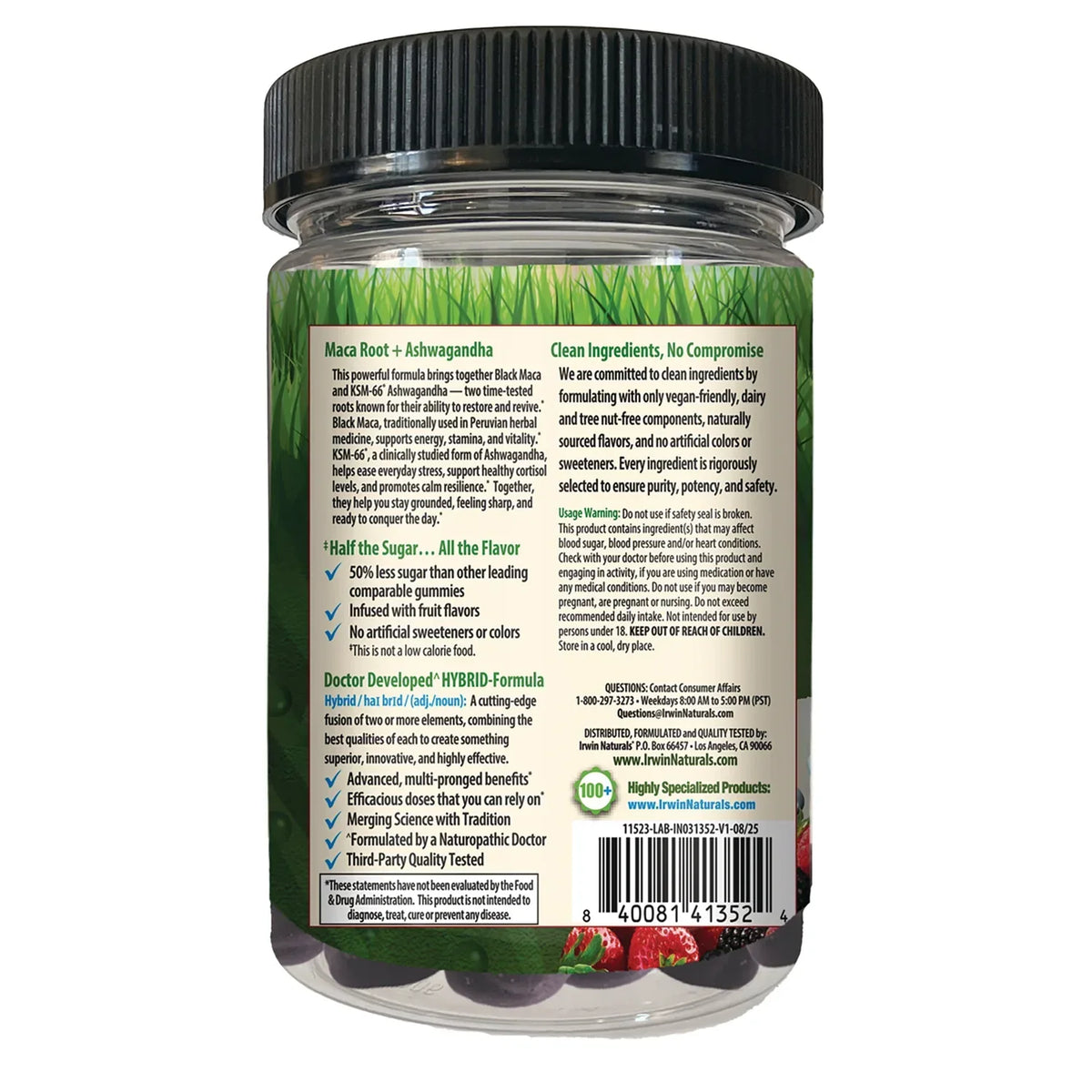 Stress-Defy Balanced Calm Focused Gummies - Mixed Berry