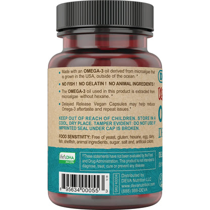 Vegan Omega-3 DHA-EPA - Delayed Release