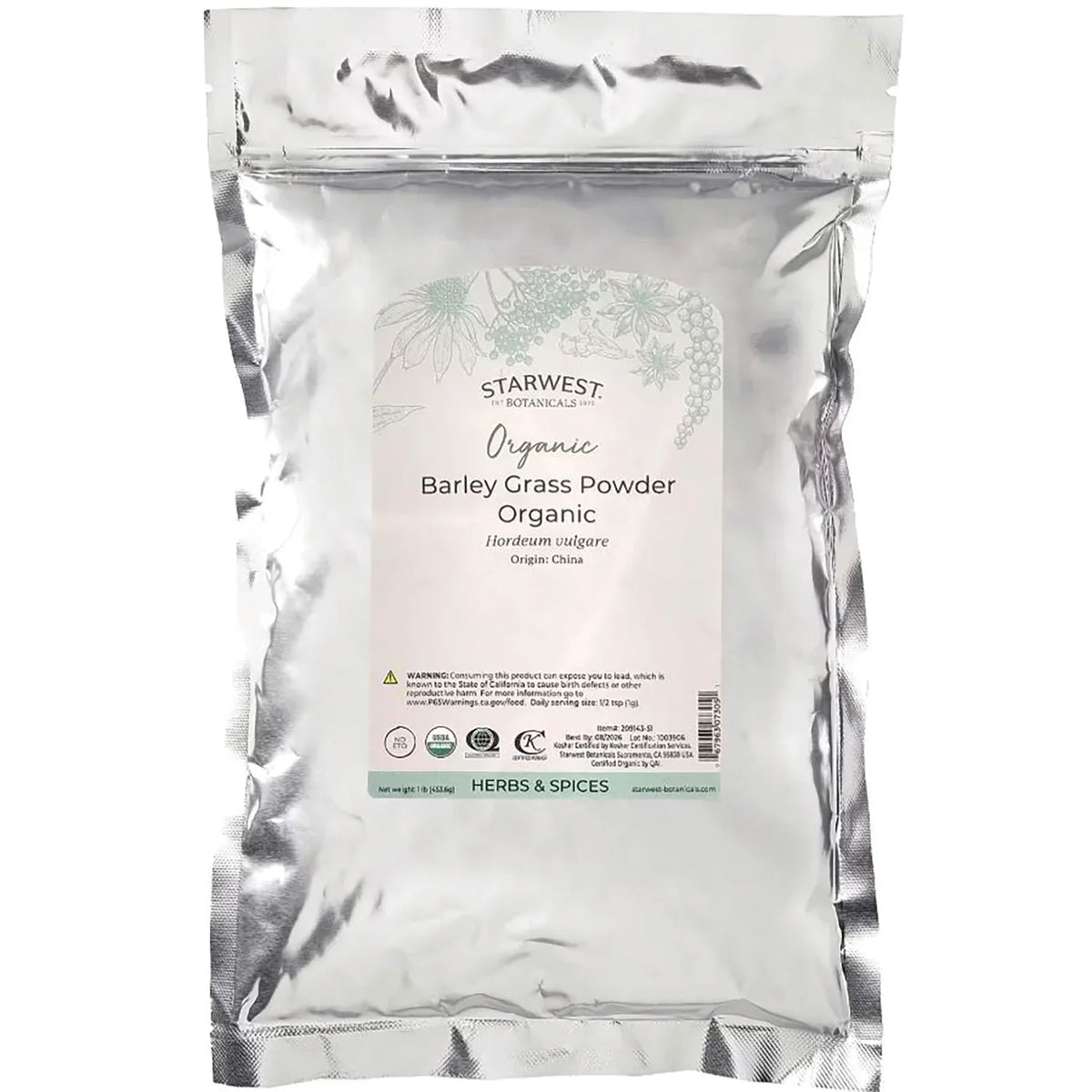 Barley Grass Powder Organic