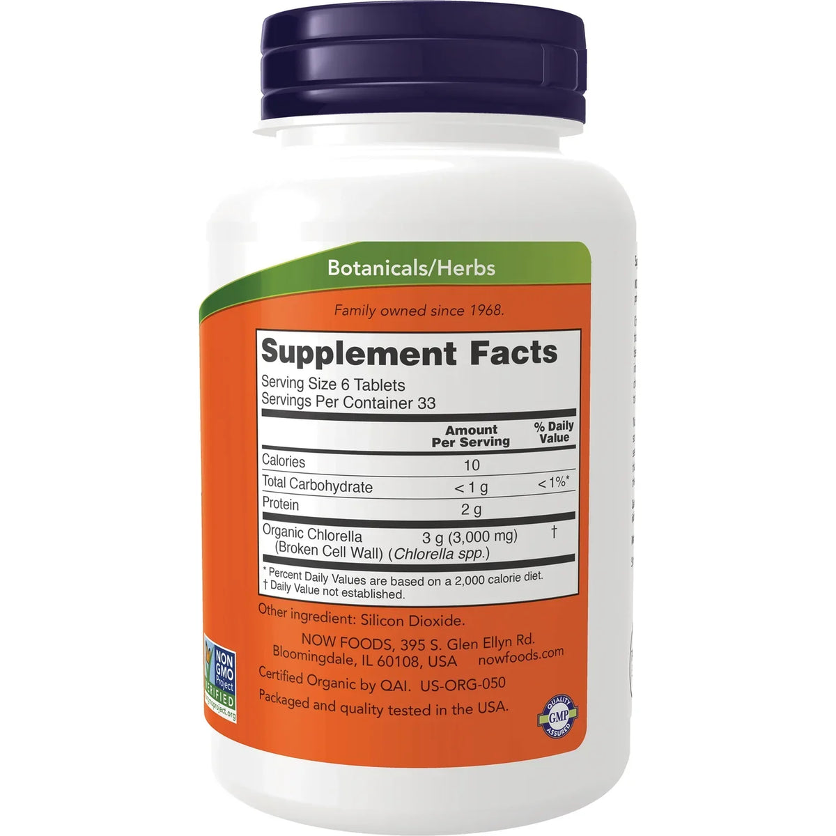 Certified Organic Chlorella