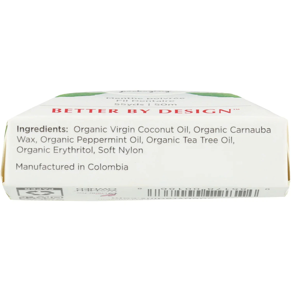 Sponge Floss - Peppermint with Coconut Oil