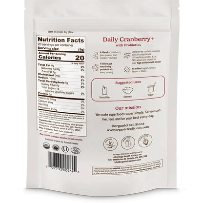 Daily Cranberry+ with Probiotics