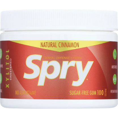Spry Sugar-Free Gum - Natural Cinnamon