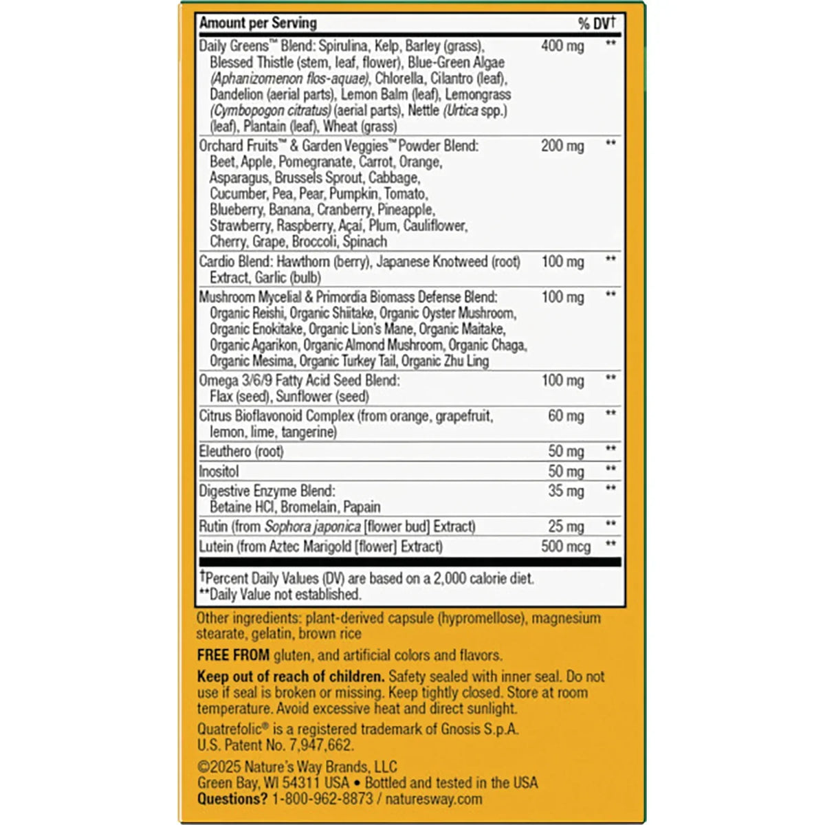 Alive! Max 6 Potency Adult Complete Multivitamin - No Added Iron