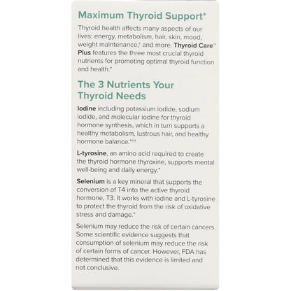 Terry Naturally Thyroid Care Plus with Selenium
