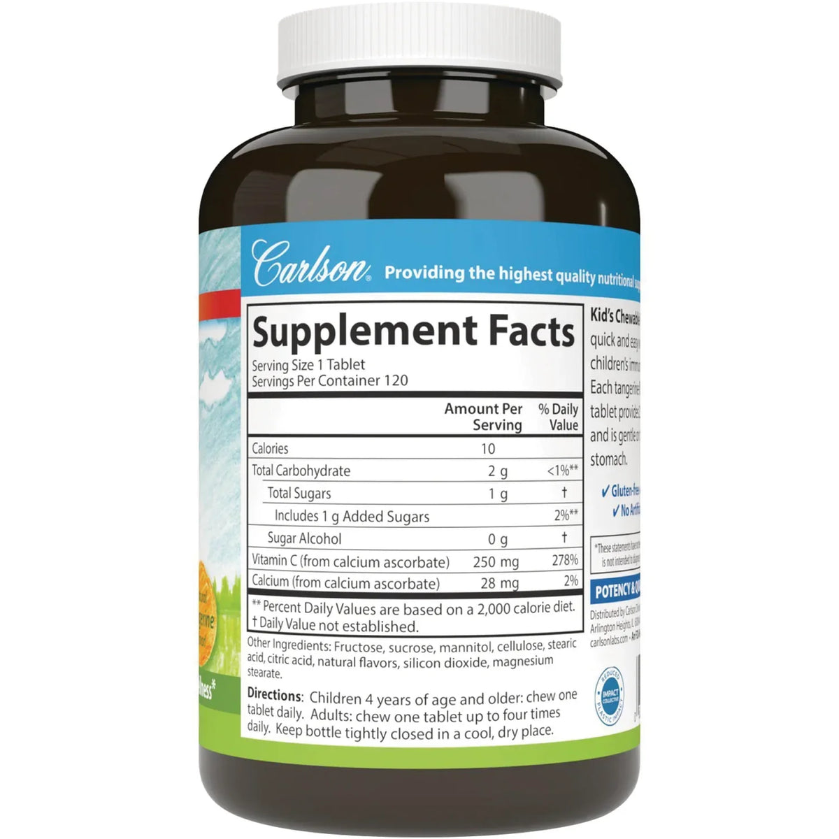 Kid's Chewable Vitamin C - Tangerine