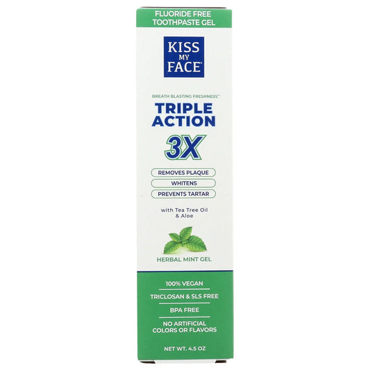 Triple Action Toothpaste - Herbal Mint Gel