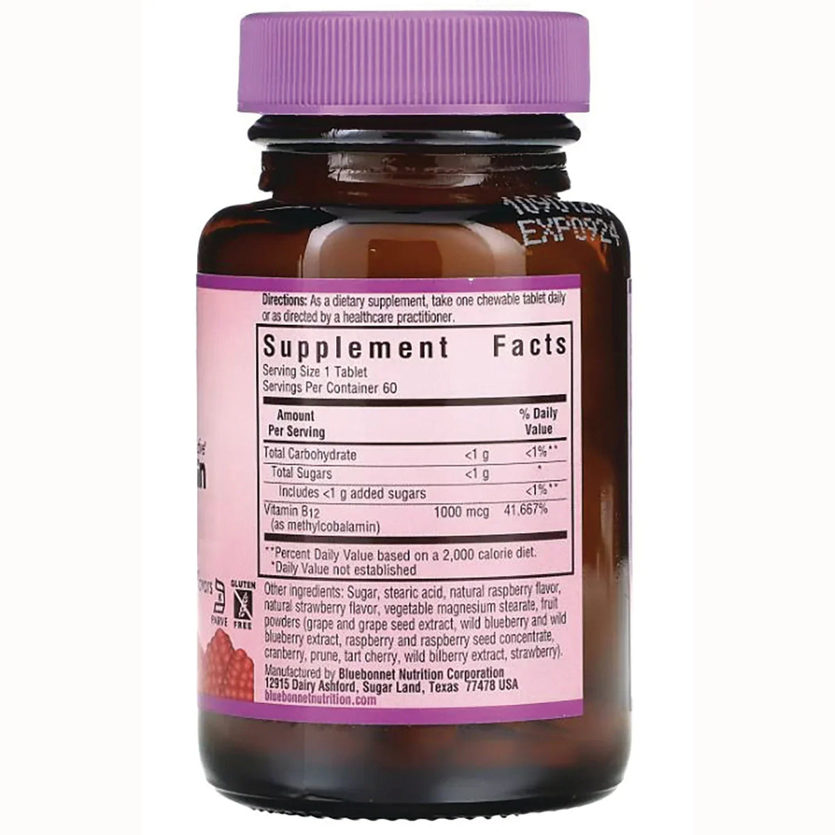 EarthSweet Chewables Methylcobalamin - Raspberry