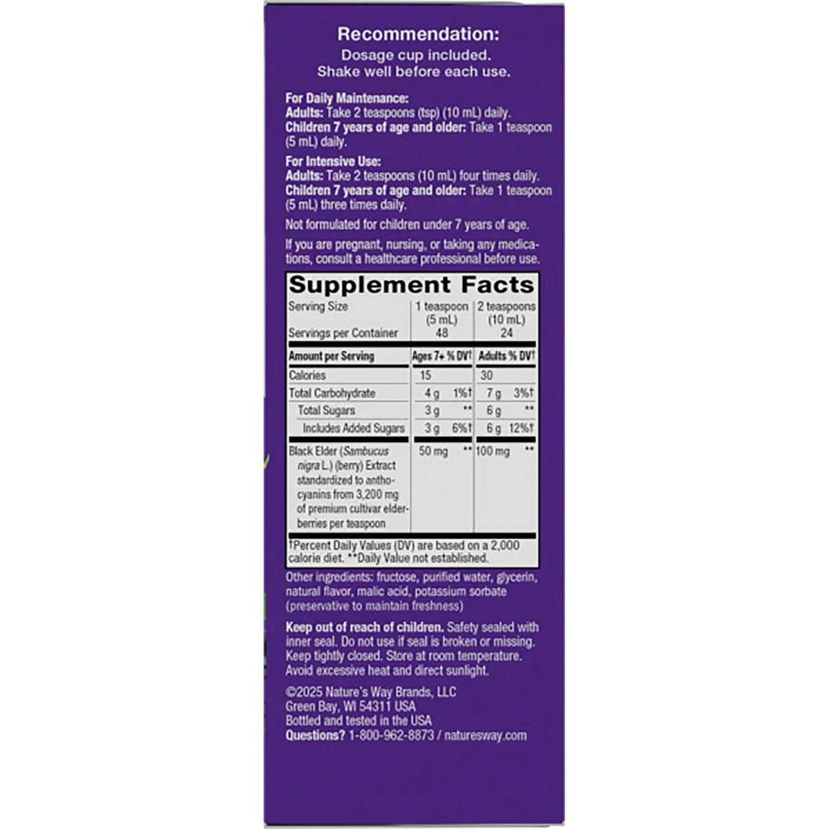 Sambucus Traditional Elderberry Immune Syrup