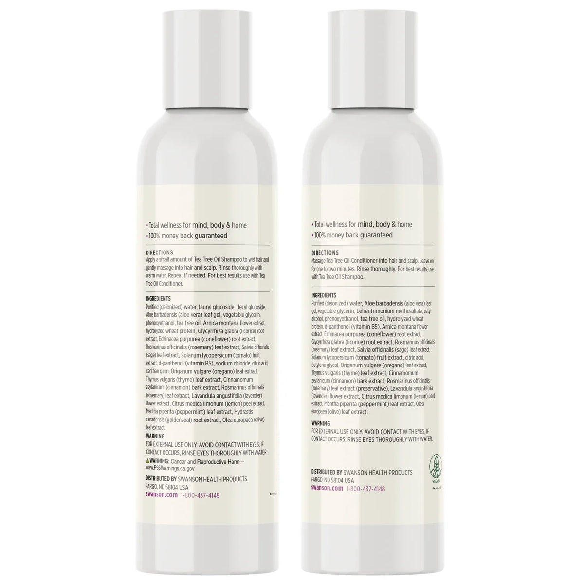Tea Tree Oil Shampoo & Conditioner Combo Pack